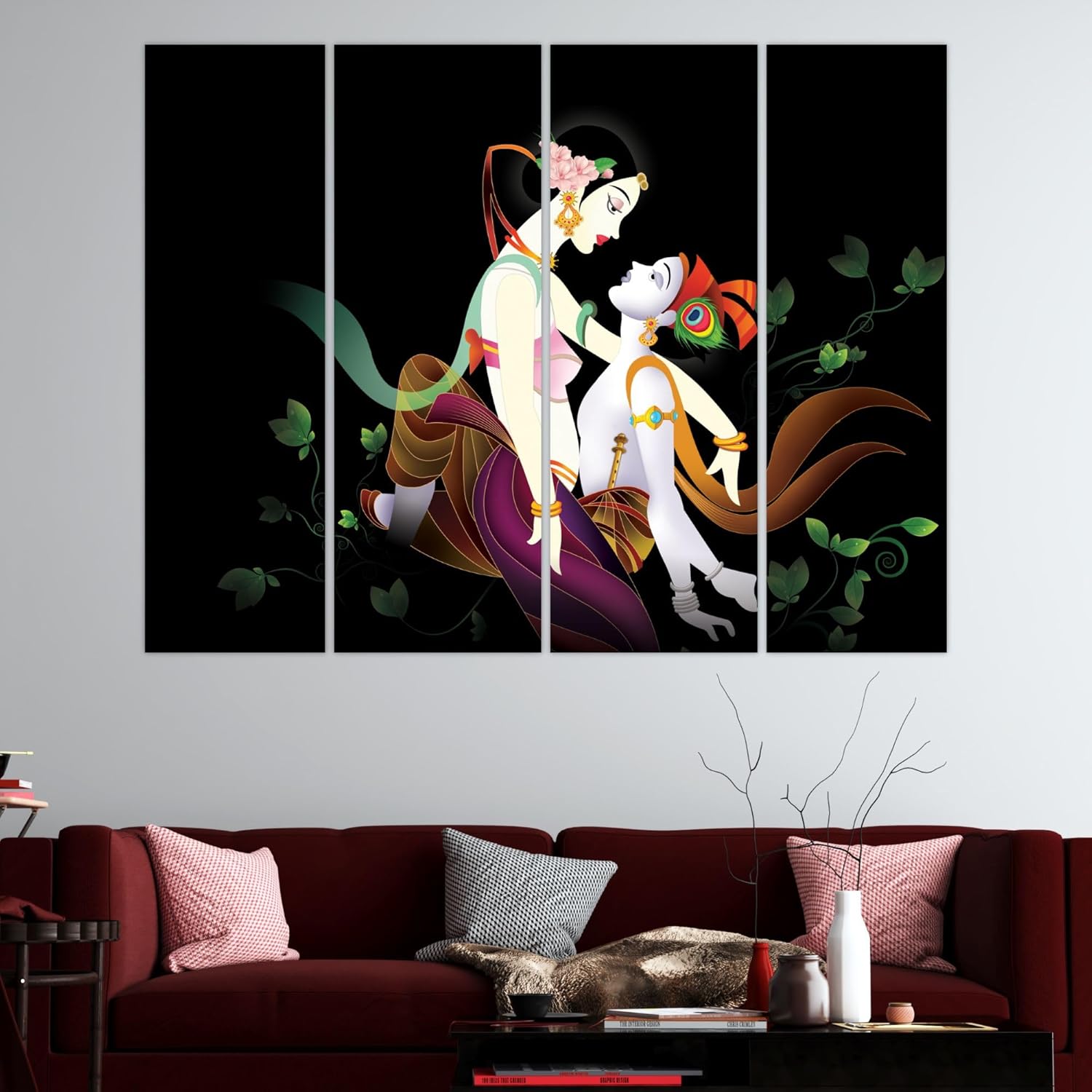 inep-b0cgjkm5gs-krishna-tastic-quad-panel-divine-love-framed-wall-art_-lifestyle-view-above-a-sofa-adding-divine-charm-to-a-room..jpg